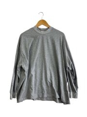 画像：BORDER BALLOON TEE/長袖Tシャツ/2/コットン/GRY/ボーダー/MTM-CS-0276-25