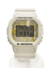 画像：クォーツ腕時計/デジタル/ラバー/WHT/WHT/SS/DW-5600VT