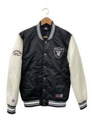 画像：スタジャン/S/ナイロン/BLK/無地/A6ORA5510BLK025-SM