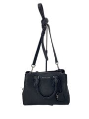 画像：ショルダーバッグ/レザー/BLK/AV-1605