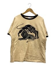 画像：Tシャツ/XL/コットン/BEG/プリント/630118/00Sank