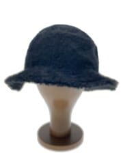 画像：バケットハット/L/ファー/BLK/無地/レディース