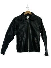 画像：シングルライダースジャケット/36/レザー/BLK