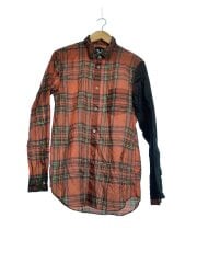 画像：長袖シャツ/M/ナイロン/BRW/チェック/PM-B042