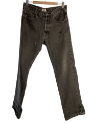 画像：ストレートパンツ/34/コットン/GRY/先染め/USA製/501