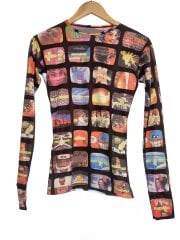 画像：長袖Tシャツ/--/--/マルチカラー/総柄/w.&l.t.