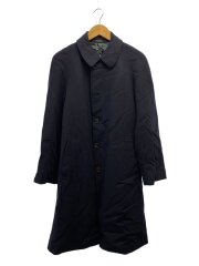 画像：ステンカラーコート/44/ウール/BLK/無地