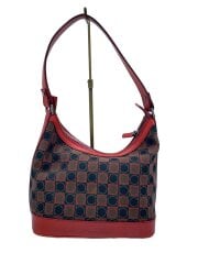 画像：ショルダーバッグ/--/RED/総柄/AU-21