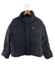 画像：ダウンジャケット/XS/ポリエステル/BLK/無地/J222249