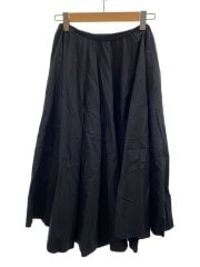 画像：ロングスカート/36/コットン/BLK/4273UQ25