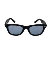 画像：サングラス/ウェリントン/プラスチック/BLK/BLU/メンズ/RB2140-F