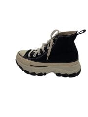 画像：ハイカットスニーカー/24cm/BLK/キャンバス/1SD400