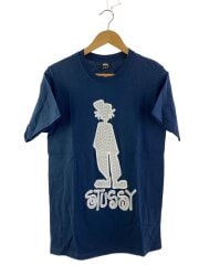 画像：Tシャツ/S/コットン/NVY/プリント/シャドーマン