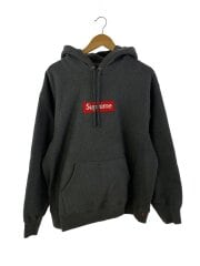 画像：パーカー/L/コットン/GRY/無地