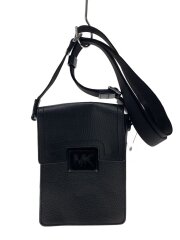 画像：ショルダーバッグ/レザー/BLK/37H1LCOC9L/※角スレ