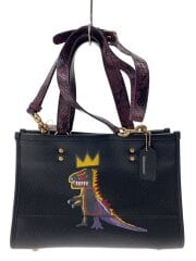 画像：ショルダーバッグ/レザー/BLK/C5661