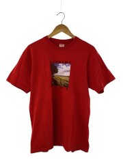 画像：Tシャツ/L/コットン/RED