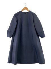 画像：長袖ワンピース/36/コットン/NVY/無地/11-06-31-0637