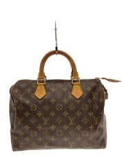 画像：1)スピーディ30_モノグラム・キャンバス/PVC/BRW