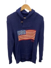 画像：ニット・セーター(厚手)/S/コットン/NVY