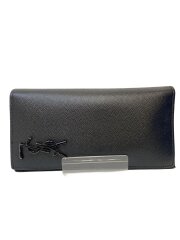 画像：長財布/レザー/BLK/メンズ/529981