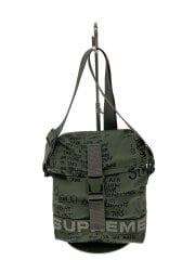 画像：Filed side bag/ショルダーバッグ/ナイロン/GRN/総柄