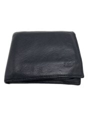 画像：2つ折り財布/レザー/BLK/メンズ