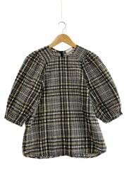 画像：半袖ブラウス/36/コットン/マルチカラー/チェック//