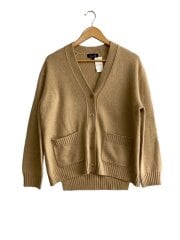 画像：カーディガン(厚手)/1/カシミア/ベージュ/6515-106-0487//