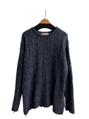 画像：POPOVER ROUDNECK/ニット・セーター(厚手)/48/アクリル/GRY/M4243PS