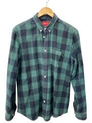 画像：シュプリーム/ネルシャツ/M/コットン/GRN/チェック