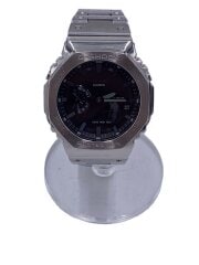 画像：ソーラー腕時計_G-SHOCK/デジアナ/ステンレス/BLK/SLV