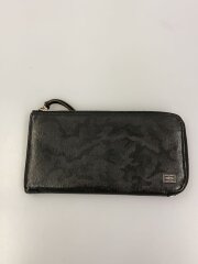 画像：長財布/レザー/BLK/カモフラ/メンズ