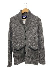 画像：カーディガン(厚手)/M/ウール/GRY/無地/WP-T022