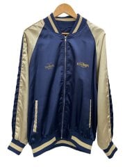 画像：スカジャン/one/ポリエステル/NVY/総柄