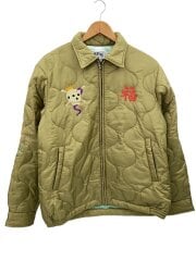 画像：キルティングジャケット/L/ナイロン/GRN/51511