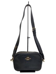 画像：ジェイミー・カメラバッグ/レザー/BLK/無地