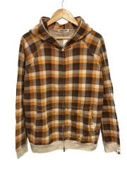 画像：ジップパーカー/L/コットン/ORN