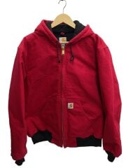 画像：2018年製/USA製/アクティブジャケット/M/コットン/RED/無地/J140-RED
