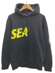 画像：パーカー/L/コットン/BLK/無地/530900-01