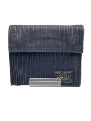 画像：3つ折り財布/--/BLK/ストライプ/メンズ