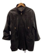画像：E.B.COMPANY/コート/--/レザー/BLK/無地