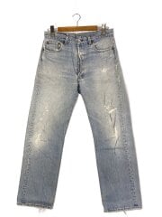 画像：ストレートパンツ/36/コットン/IDG/無地/501-0000/90s/501xx/USA製/ボタン裏55