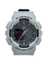 画像：腕時計/アナログ/WHT/WHT/GA-100L