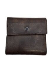 画像：2つ折り財布/レザー/BRW/メンズ