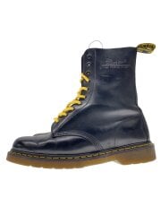 画像：ブーツ/UK8/BLK/レザー/10ホール