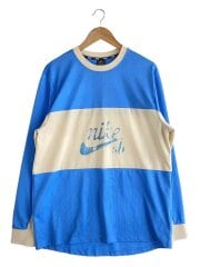 画像：長袖Tシャツ/XL/ポリエステル/BLU/AA1074-412
