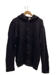 画像：カーディガン(厚手)/2/アルパカ/BLK