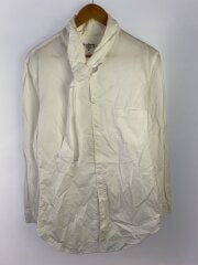 画像：長袖シャツ/3/コットン/WHT/HR-B02-001