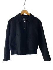 画像：24AW/COARSE WOOL MELTON JKT/1/ウール/BLK/595-4225506